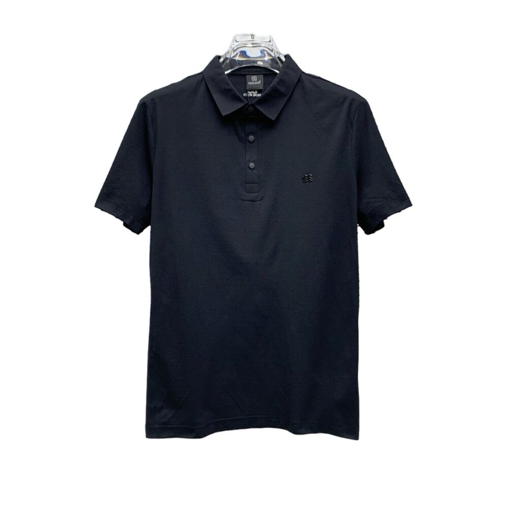 Black Lapel Quick-Drying Polo Shirt Kolon Sport